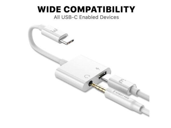 MYBAT PRO ADAPTADOR DE AUDIO TIPO C Y ADAPTADOR DE CARGA - Imagen 2