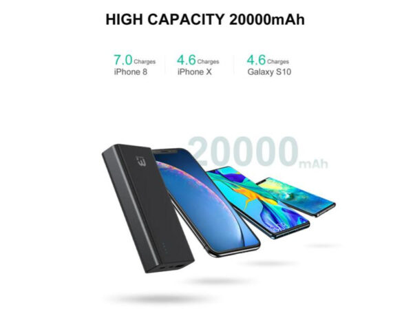 MyBat Pro 20000mAh Power Delivery Power Bank (20W) - Black - Imagen 5