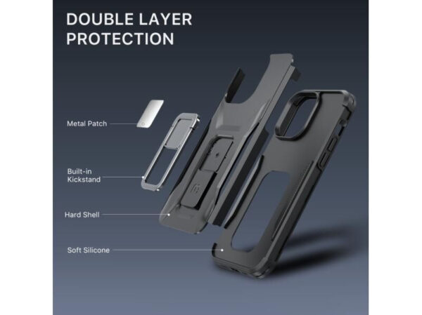 MyBat Pro Stealth Series with Stand for Apple iPhone 14 PRO MAX - Imagen 2