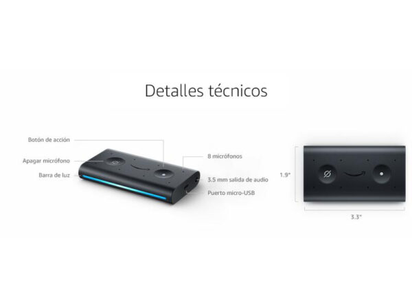 AMAZON ECHO AUTO NEGRO - Imagen 2