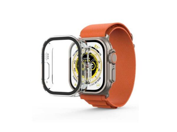 MyBat Fusion Protector Case (with Tempered Glass Screen Protector) for Apple Watch Transparent - Imagen 3