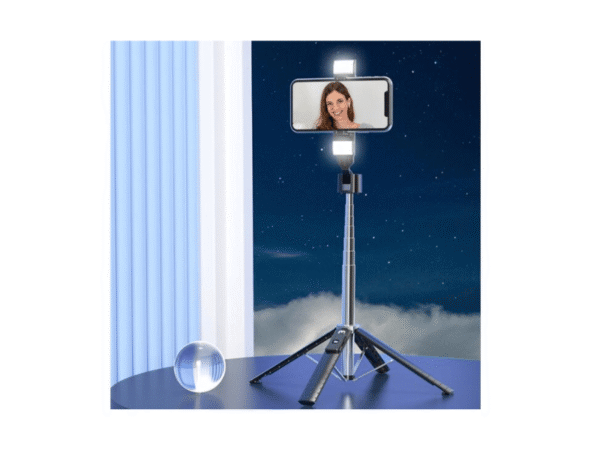 MyBat Pro Picture Perfect+ Selfie Stick & Tripod with Fill Light - Imagen 3