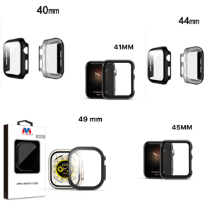 MyBat Fusion Protector Case (with Tempered Glass Screen Protector) for Apple Watch Negro