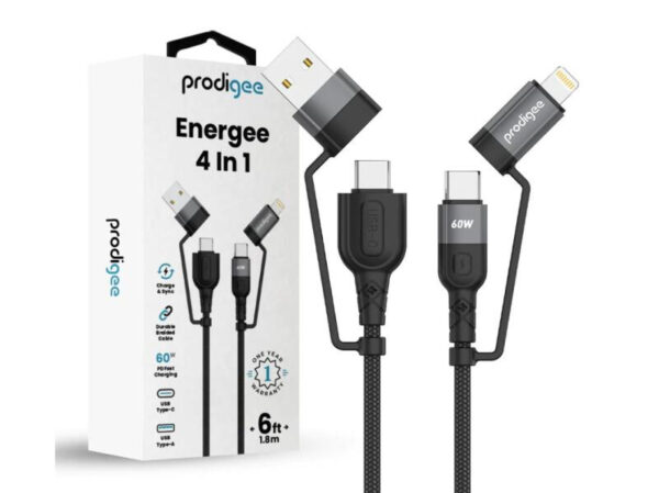 Cable PRODIGEE  Energee  1.8 m - 4 in1