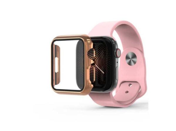 MyBat Fusion Protector Case (with Tempered Glass) Apple Watch ROSE GOLD - Imagen 3