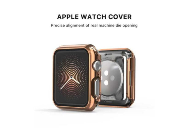 MyBat Fusion Protector Case (with Tempered Glass) Apple Watch ROSE GOLD - Imagen 4