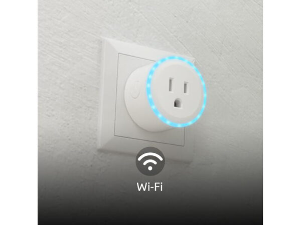 Nexxt Home Smart Wifi plug with RGB light 110/220V - Imagen 3
