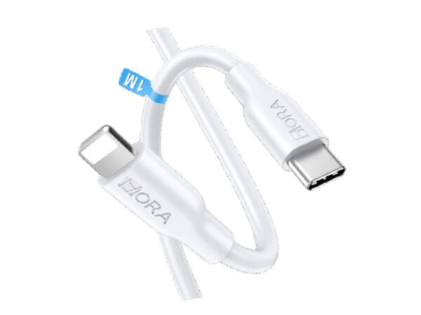 CABLE 1HORA TIPO C A LIGHTING 1M BLANCO