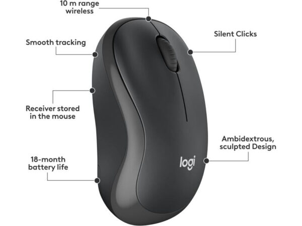 TECLADO Y MOUSE LOGITECH MK295 SILENT 920-009792 - Imagen 4
