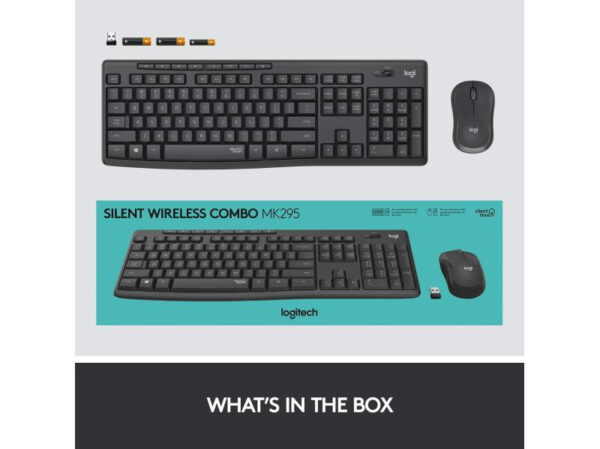 TECLADO Y MOUSE LOGITECH MK295 SILENT 920-009792 - Imagen 5