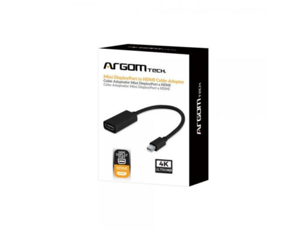 ARGOM ARG-CB-0042  CABLE ADAPTADOR MINI DISPLAY PORT A HDMI - Imagen 2