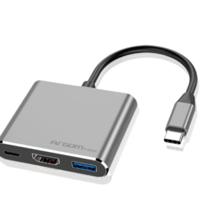 ARGOM ARG-UB-0181 3 EN HUB TIPO C/USB3.0/4K HDMI