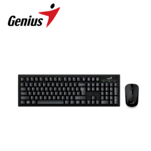 TECLADO Y MOUSE GENIUS KM-8101 SP BLACK 31340014401