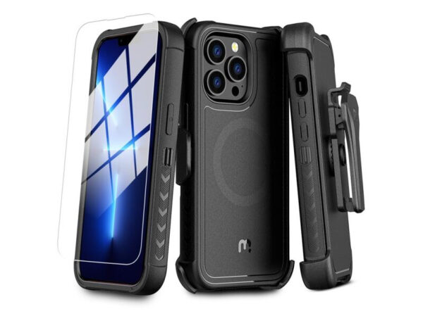 MyBat Pro  Antimicrobial Maverick Series w/ MagSafe Case  Phone 12 PRO MAX /13 PRO MAX