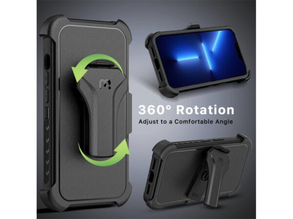 MyBat Pro  Antimicrobial Maverick Series w/ MagSafe Case  Phone 12 PRO MAX /13 PRO MAX - Imagen 5