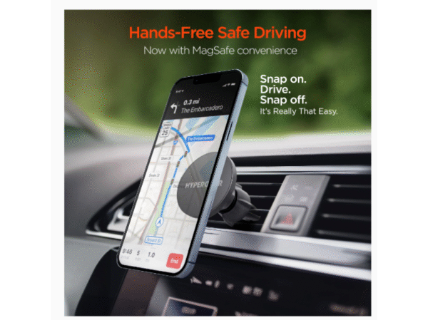 HOLDER CARRO HYPERGEAR Mag Grip Magnetic Phone  with MagSafe - Imagen 2