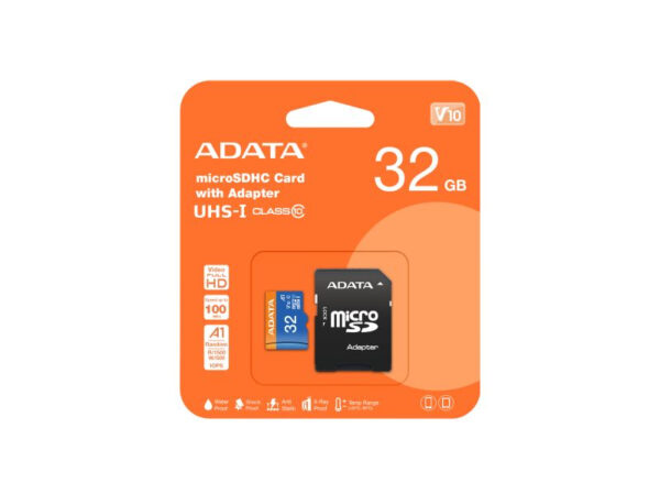 MEMORIA MICRO SD 32GB ADATA CLASE 10 AUSDH32GUICL10A1-RA1