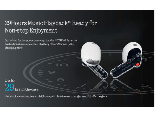 NOTHING EAR STICK BUDS WHITE - Imagen 4