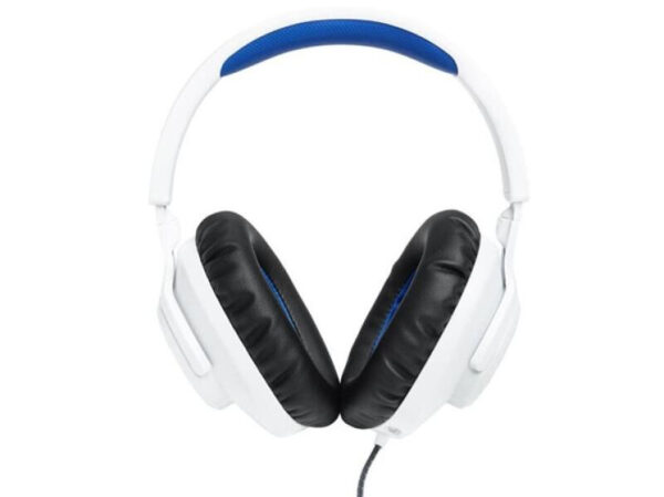 JBL Quantum 100 Play Station-Headphones-Gaming-White Blue - Imagen 2