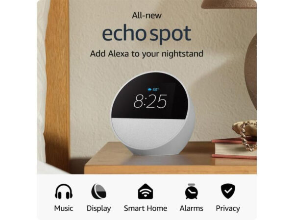 Parlante Amazon Echo Spot 2024 - Imagen 4