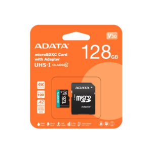 MEMORIA MICRO SD 128GB ADATA AUSDX128GUI3V30SA2-RA1