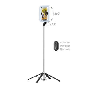 MyBat Pro Spotlight Tripod Stainless Steel Stand with LED Light