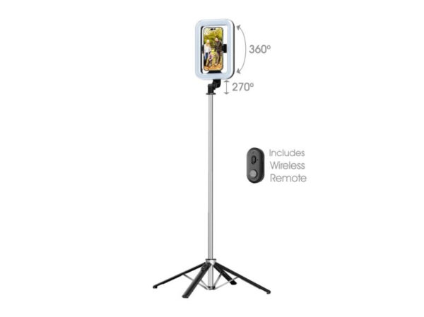 MyBat Pro Spotlight Tripod Stainless Steel Stand with LED Light