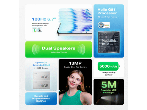 INFINIX SMART 9, 3/128GB - Imagen 3