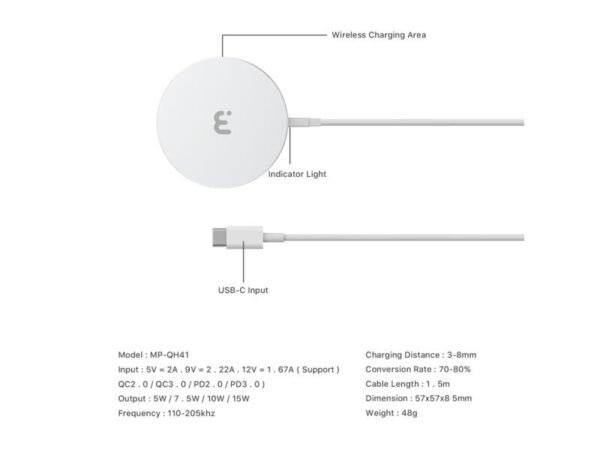 MyBat Pro Magnetic Wireless Charger - Imagen 4