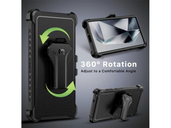 MyBat Pro Maverick Series Case w/ Holster for Samsung Galaxy S25 Ultra - Imagen 4