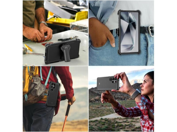 MyBat Pro Maverick Series Case w/ Holster for Samsung Galaxy S25 Ultra - Imagen 5