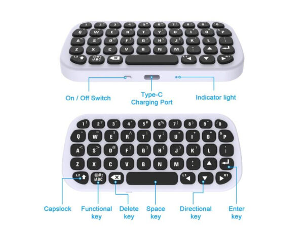 Teclado Wirelless Play 5 TP-0556 - Imagen 3