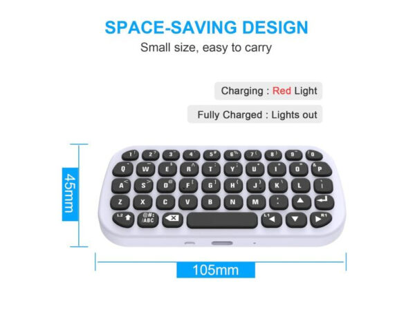 Teclado Wirelless Play 5 TP-0556 - Imagen 5