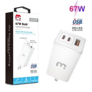 Cubo de Carga  MyBat Pro 67W GaN Three-Port