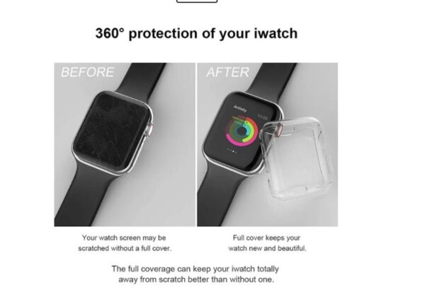 Oli 360 Case for Apple Watch Series  Transparente - Imagen 2