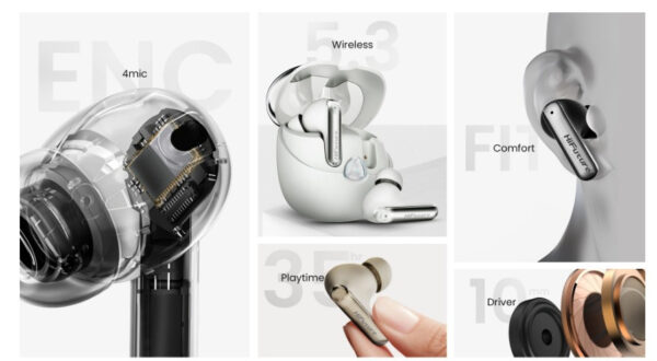 Audífono HiFuture  SONIC AIR Bluetooth NEGRO - Imagen 3