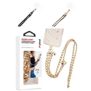 MyBat Onyx Luxe Adorn Series Chain Crossbody Phone Strap (L=55.1 inch)