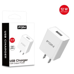 Cubo de Carga FDN USB Charger (12W) - White
