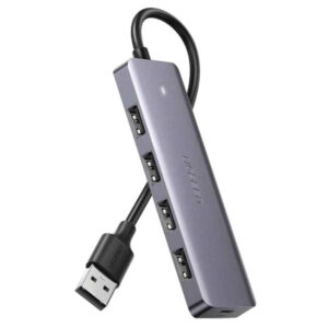HUB UGREEN CM219 5 EN 1 USB-A 4 PUERTOS USB-A Y 1 PUERTO USB-C 5GBPS