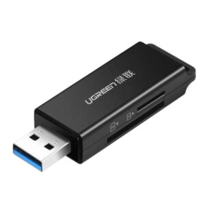 LECTOR DE TARJETAS UGREEN CM104 DUAL SD/TF USB-A 3.0 5 GBPS