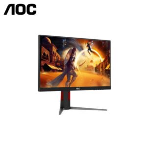 MONITOR GAMING 23.8" AOC 24G4 FHD IPS  1920X1080 180 HZ 0.5MS DP HDMI VGA G-SYNC PLANO NEGRO